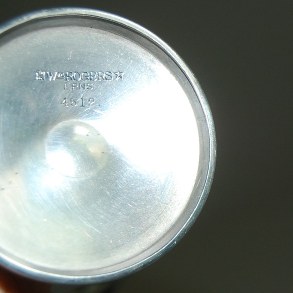 1930's Antique Silver Plated Goblets - Picture 4 of 5